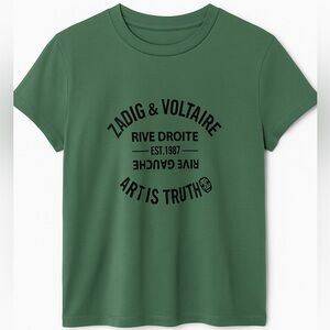 Zadig & Voltaire Walk Ico Blason Tee, Women’s S